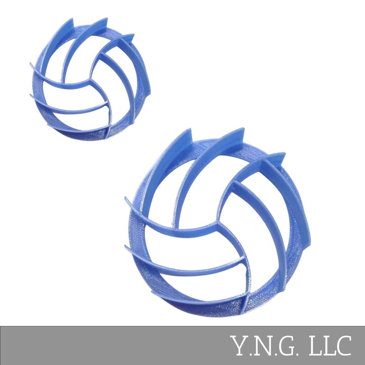 Volleyball Set Of 2 Sizes Concha Cutters Bread Stamps Made in USA PR1766