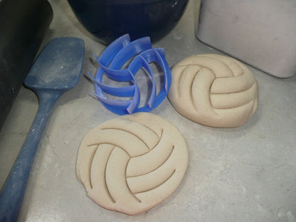 Volleyball Set Of 2 Sizes Concha Cutters Bread Stamps Made in USA PR1766