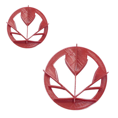 Maple Leaf Set Of 2 Sizes Concha Cutters Bread Stamps Made in USA PR1774