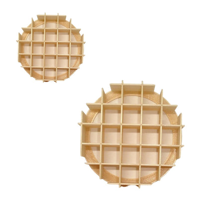 Waffle Pattern Set Of 2 Sizes Concha Cutters Bread Stamps Made in USA PR1779