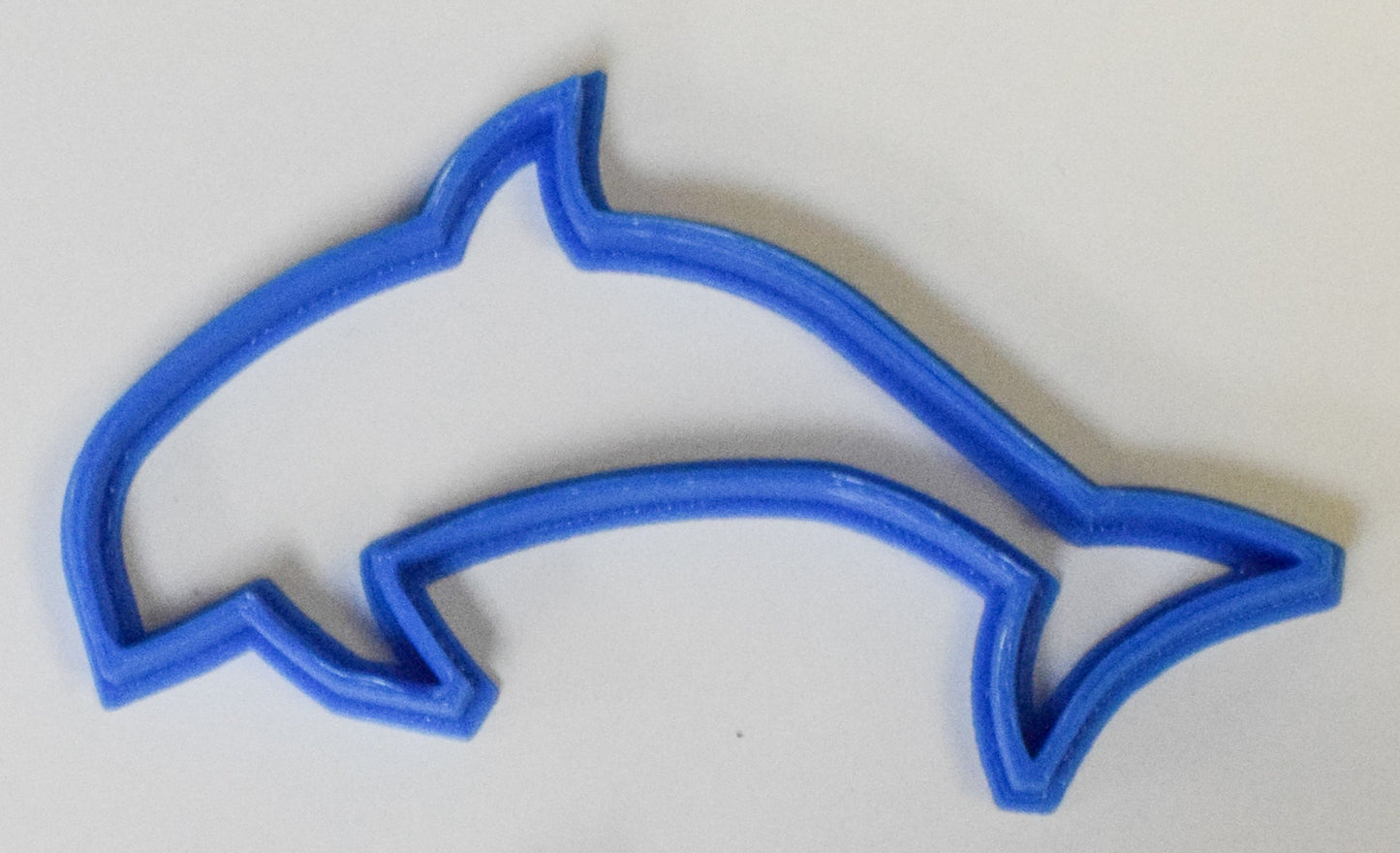 6x Dolphin Outline Ocean Sea Fondant Cutter Cupcake Topper Size 1.75" USA FD182