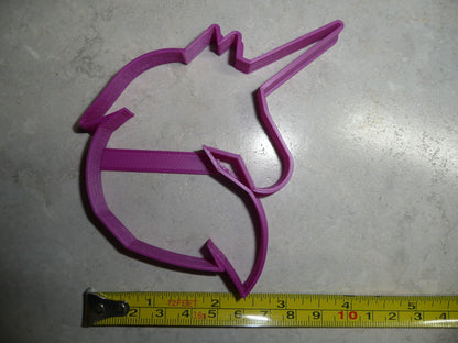 Unicorn Face Head Outline Magical Animal Cookie Cutter Made In USA PR2043