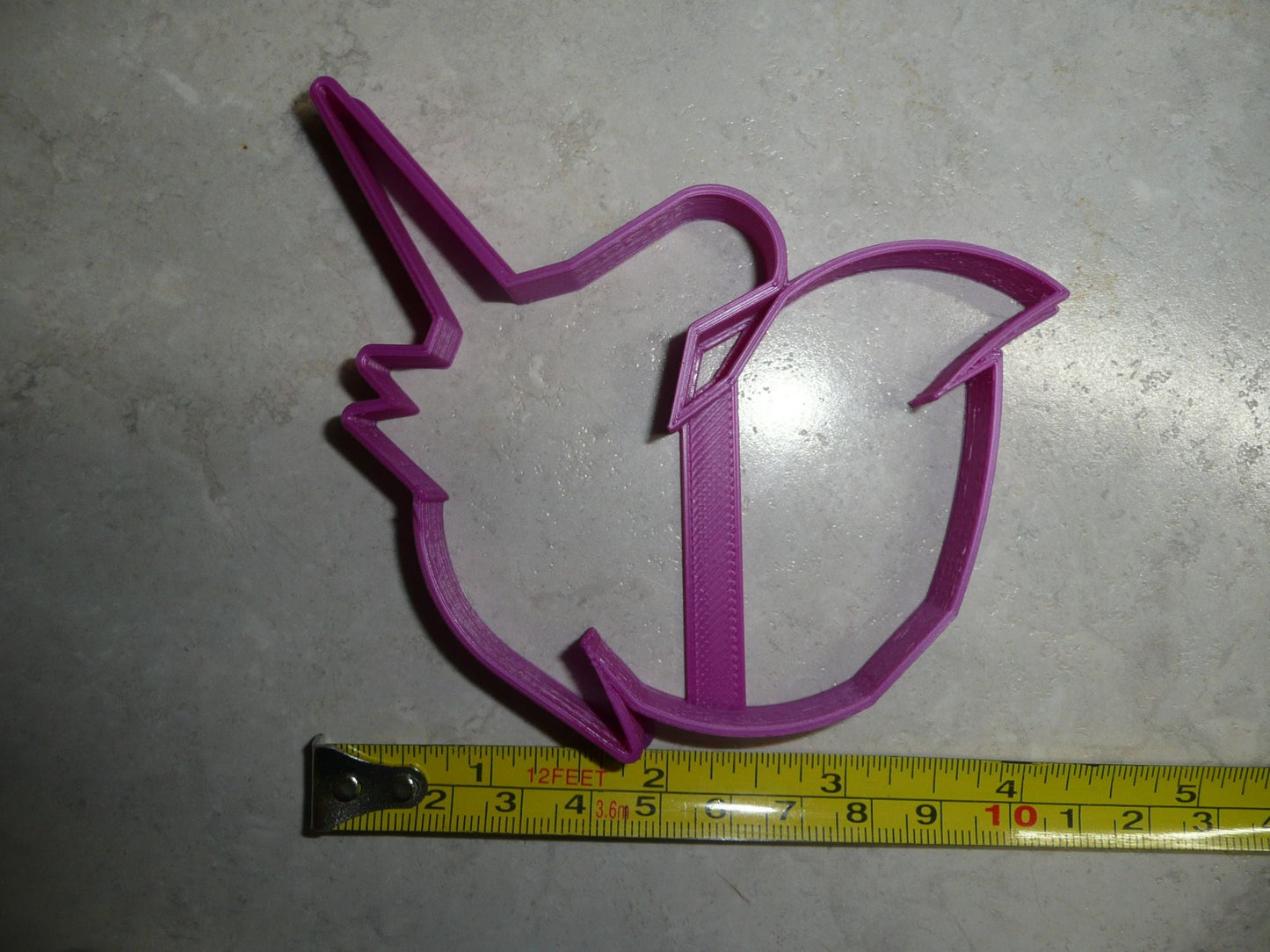 Unicorn Face Head Outline Magical Animal Cookie Cutter Made In USA PR2043