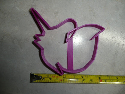 Unicorn Face Head Outline Magical Animal Cookie Cutter Made In USA PR2043