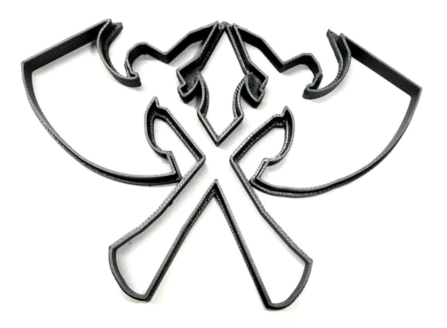 Toporceanu Double Axe World of Warcraft Cookie Cutter Made in USA PR2113