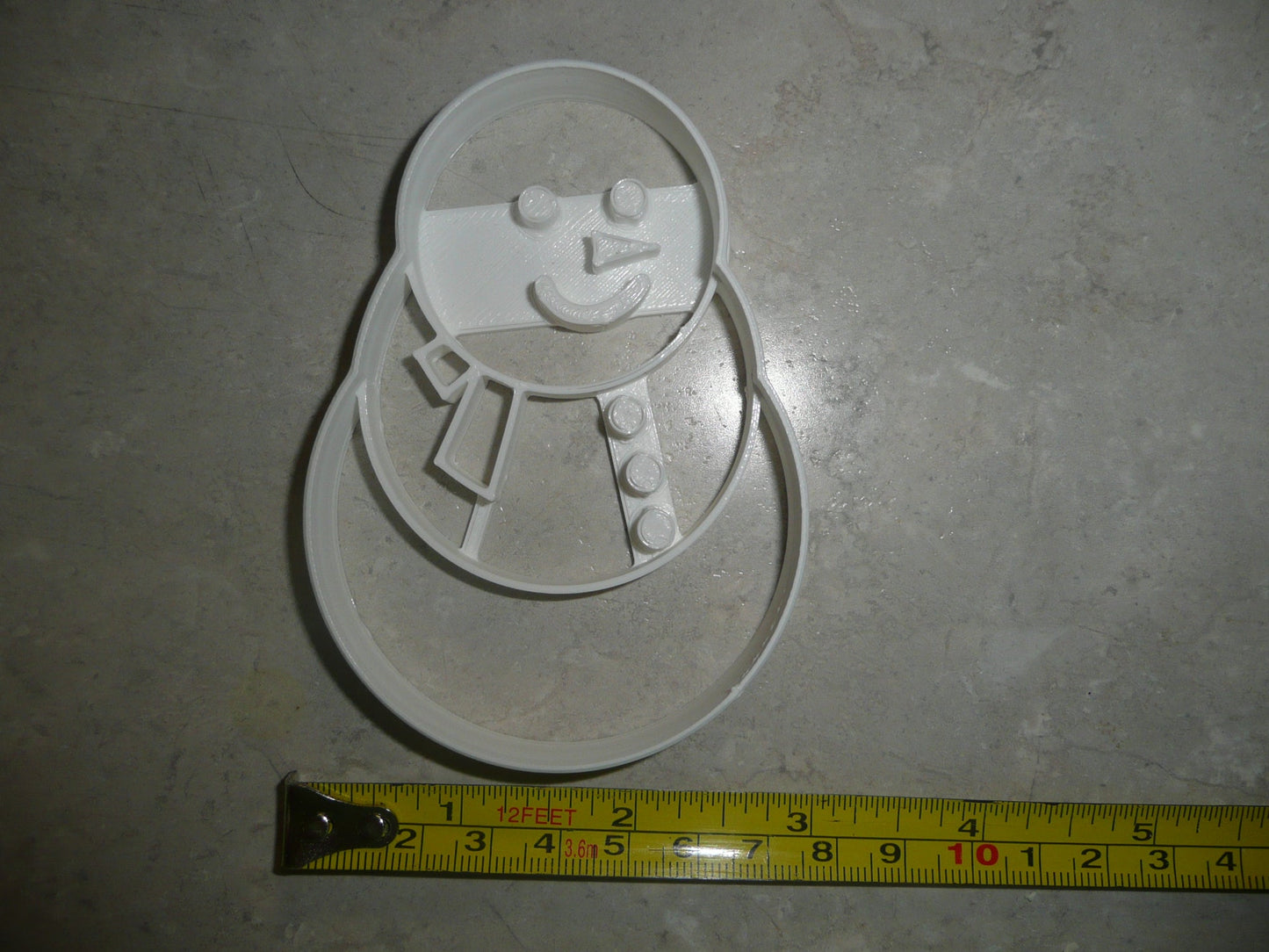 Snowman Detailed Winter Wonderland Cookie Cutter USA PR2181