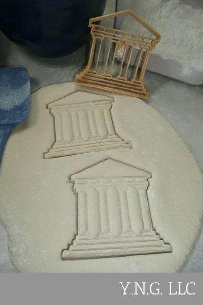 Parthenon Temple Ancient Greece Structure Cookie Cutter Made in USA PR2196