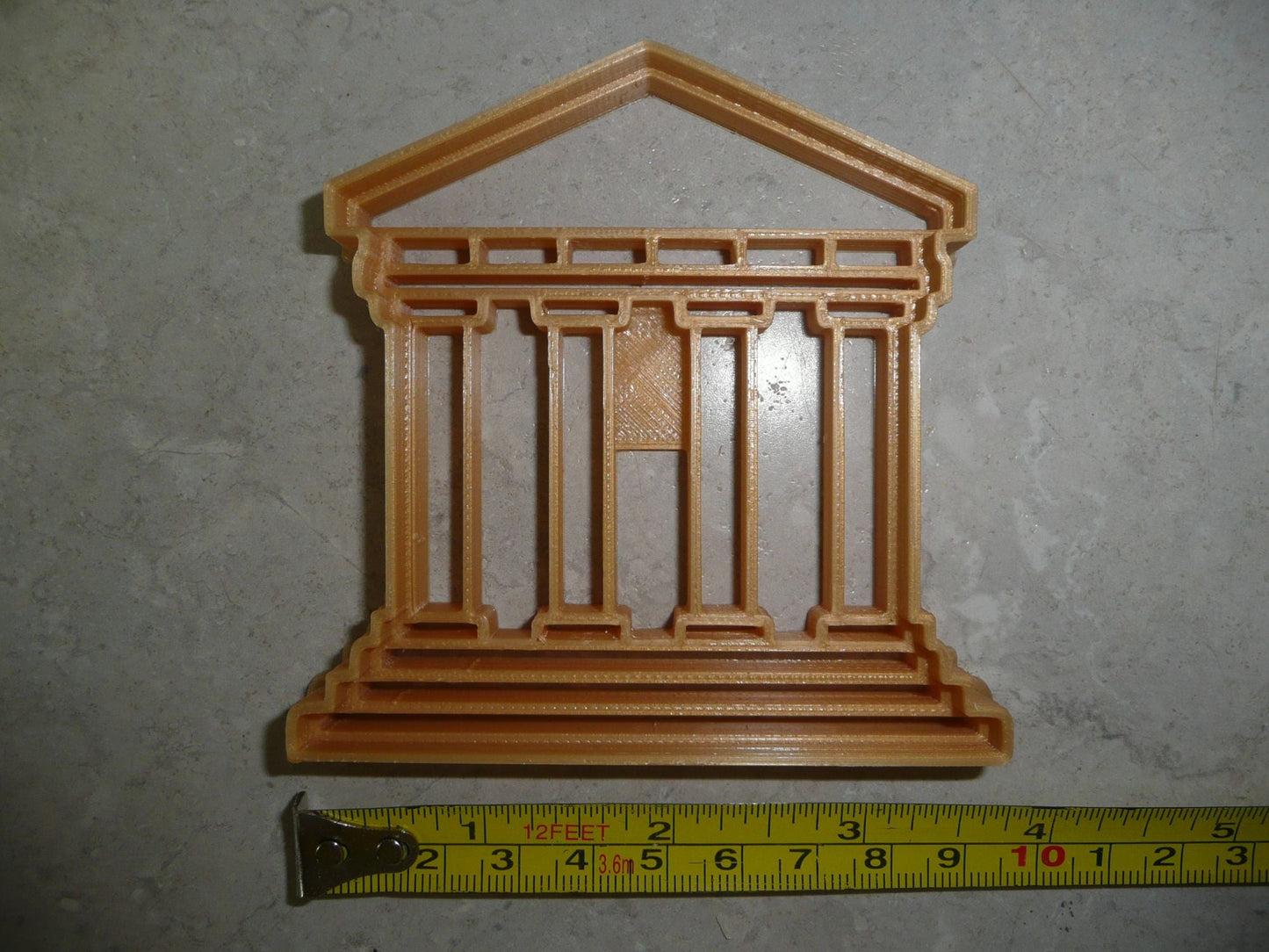 Parthenon Temple Ancient Greece Structure Cookie Cutter Made in USA PR2196