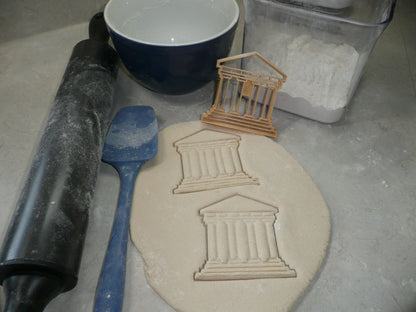 Parthenon Temple Ancient Greece Structure Cookie Cutter Made in USA PR2196