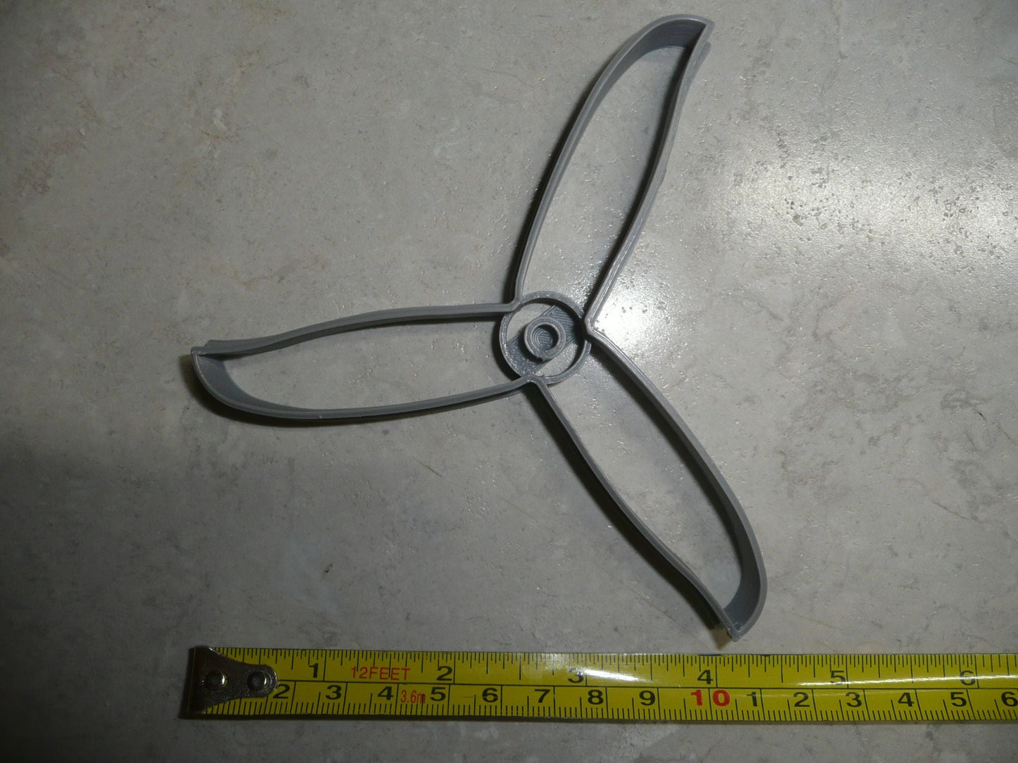 Propeller Three 3 Tri Blade Plane Boat Cookie Cutter Made In USA PR2200