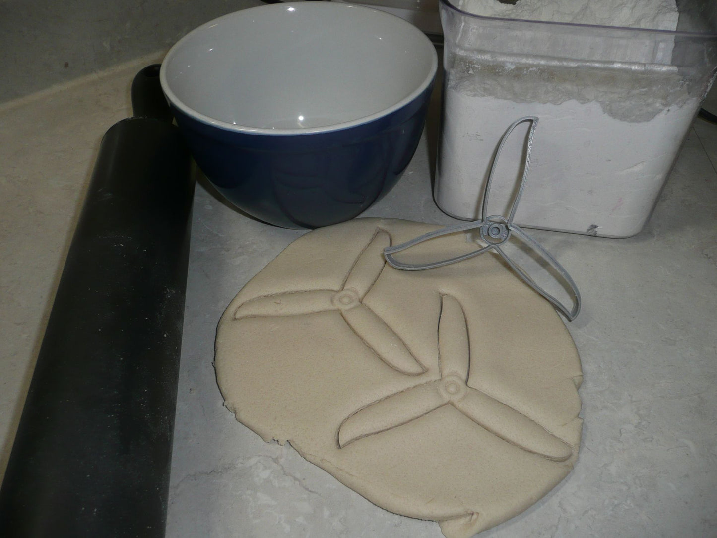 Propeller Three 3 Tri Blade Plane Boat Cookie Cutter Made In USA PR2200