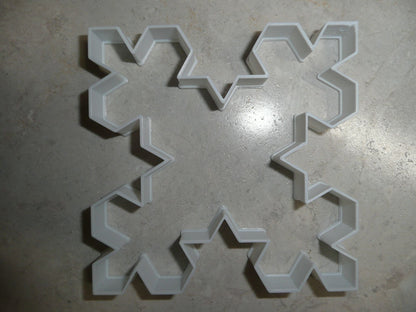 Snowflake Outline Koch Shape Winter Season Cookie Cutter USA PR2202