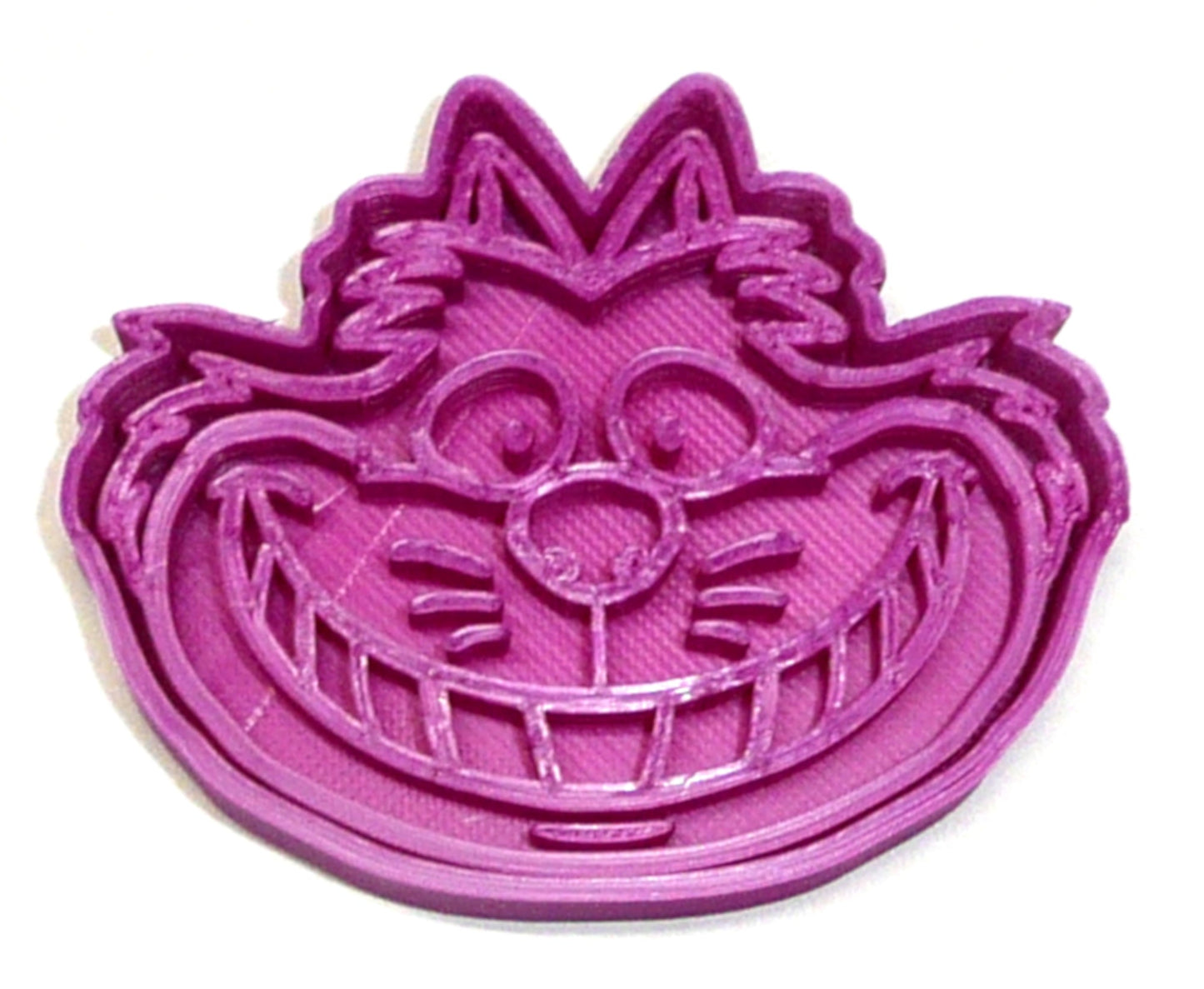 6x Cheshire Cat Alice Fondant Cutter Cupcake Topper 1.75" USA FD2297