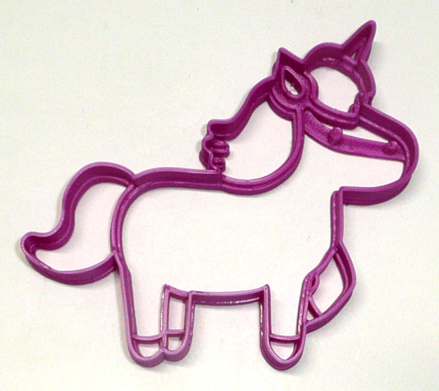 6x Unicorn Magical Horse Fondant Cutter Cupcake Topper 1.75" USA FD2303