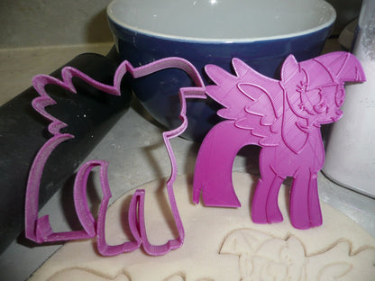 Twilight Sparkle My Little Pony Set of 2 Stamp and Cookie Cutter USA PR2307