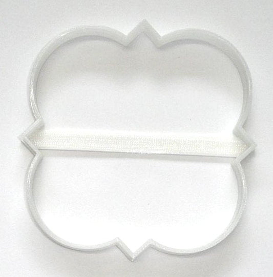 6x Abigail Frame Plaque Fondant Cutter Cupcake Topper Size 1.75" USA FD268