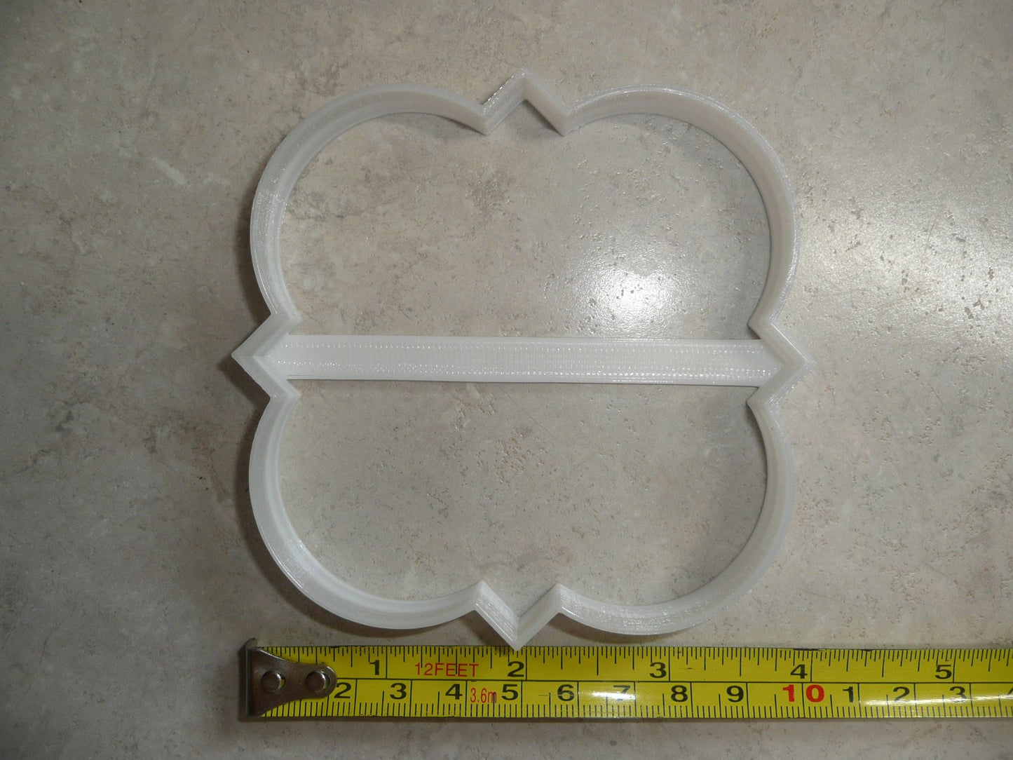 Abigail Frame Fancy Square Plaque Cookie Cutter USA PR268