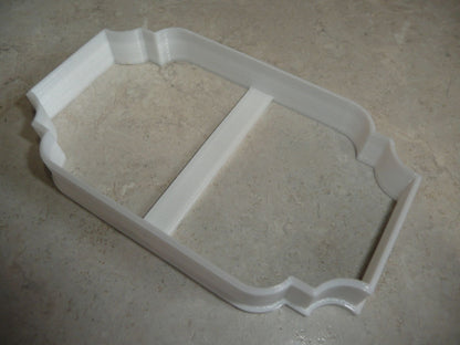 Diane Frame Fancy Rectangle Plaque Cookie Cutter USA PR271