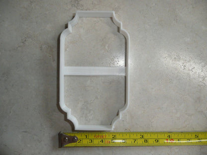 Diane Frame Fancy Rectangle Plaque Cookie Cutter USA PR271