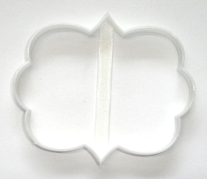 Frame Fancy Edge Plaque Special Occasion Cookie Cutter USA PR276