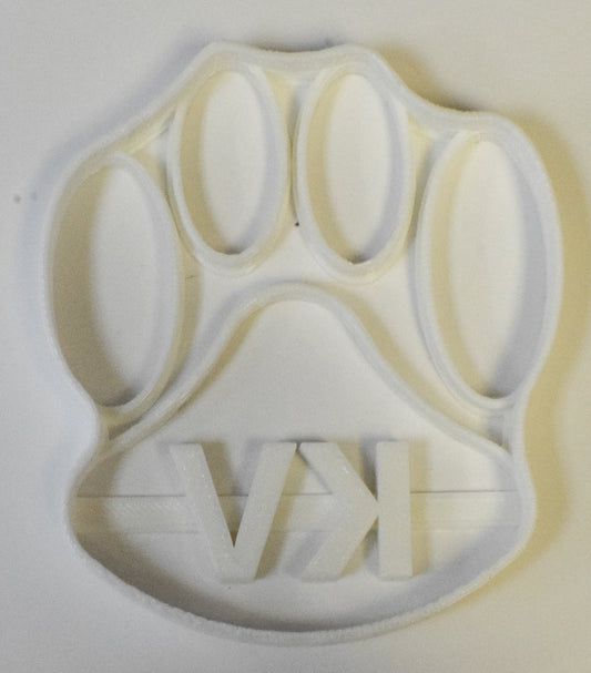 6x KV Kankakee Cougar Paw Fondant Cutter Cupcake Topper Size 1.75" USA FD314