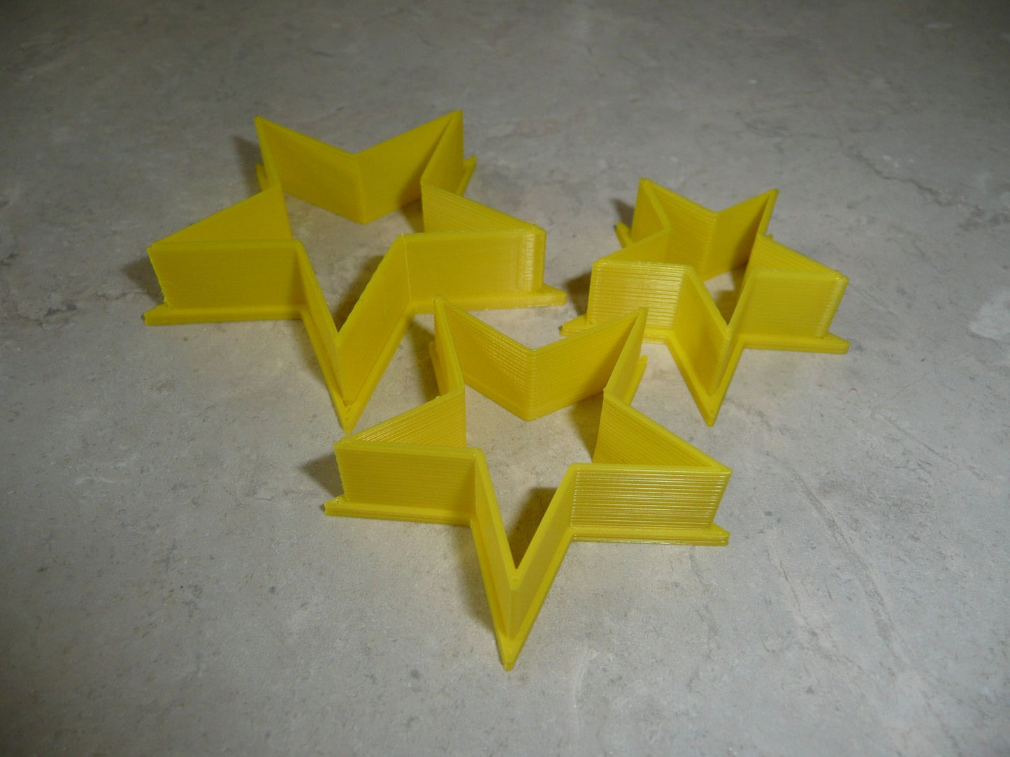Stacking Star 3 Piece Set Outline Stars Cookie Cutters Baking Tool USA PR3190