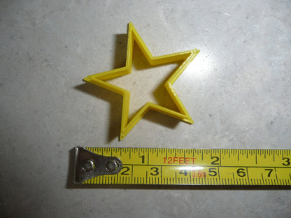 Stacking Star 3 Piece Set Outline Stars Cookie Cutters Baking Tool USA PR3190