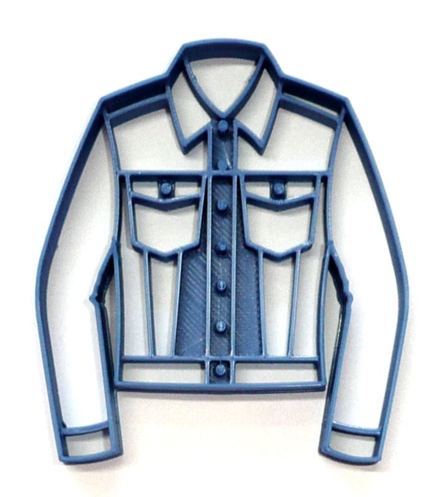 Denim Jean Jacket Detailed Clothing Fashion Cookie Cutter USA PR3206