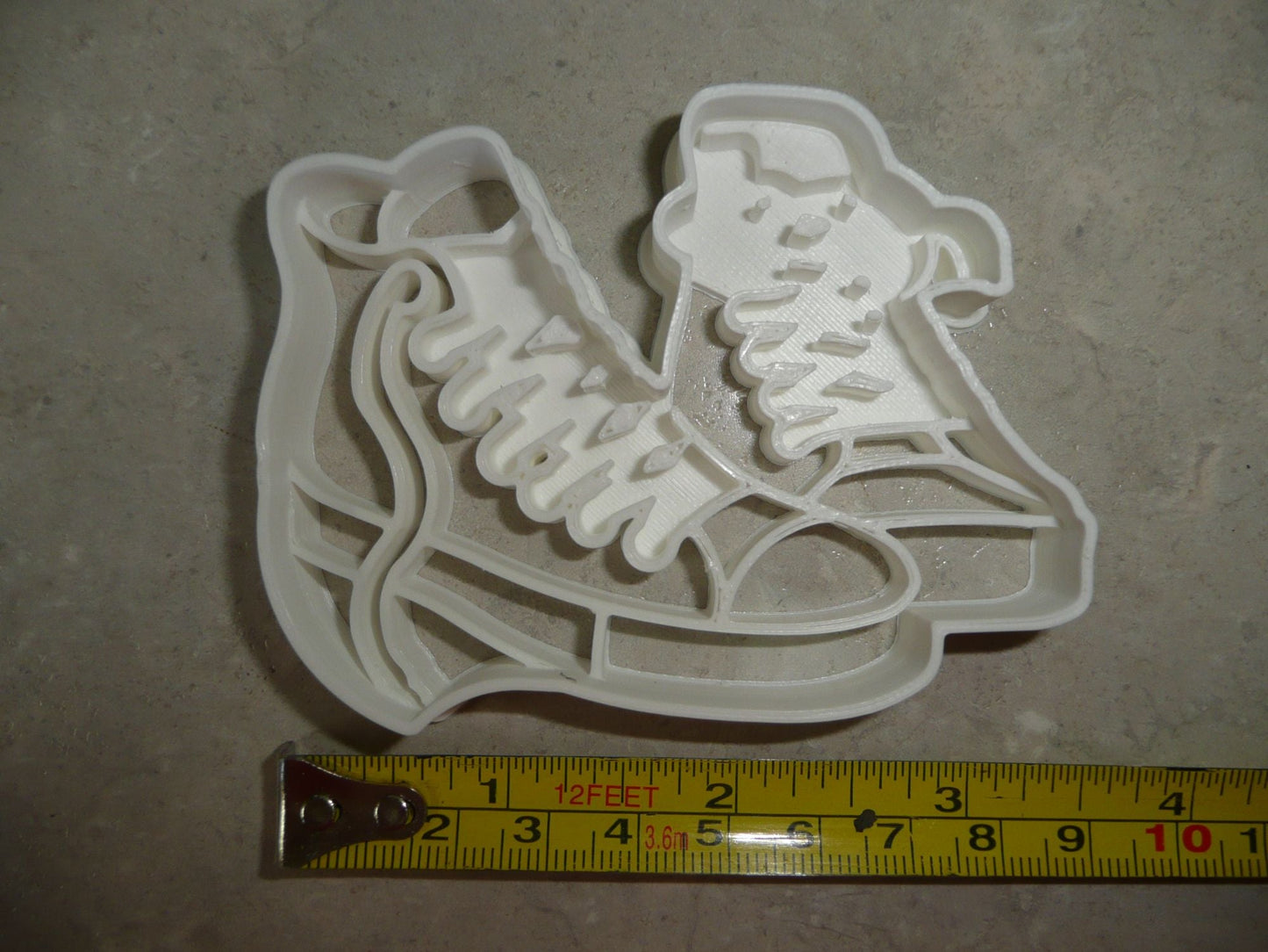 Sneakers Pair High Top Shoes with Lace Detail Cookie Cutter USA PR3207