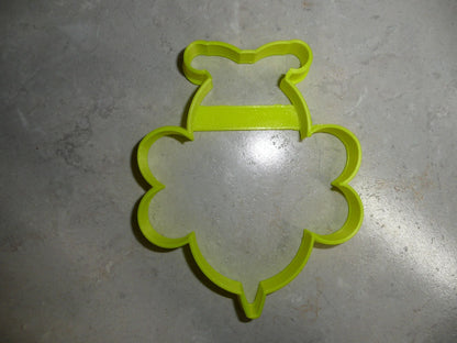 6x Bumblebee Outline Fondant Cutter Cupcake Topper 1.75 IN USA FD3363