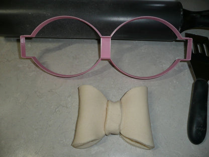 Full Size Cookie Cutter Bow Or 3D Fondant Cake Bow Baking Tool USA PR3371