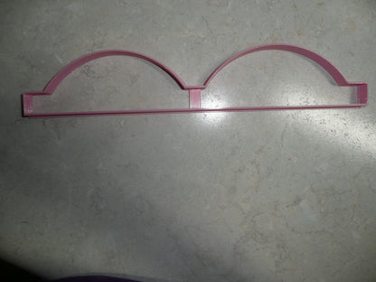 Half Size Cookie Cutter Bow Or 3D Fondant Cake Bow Baking Tool USA PR3372