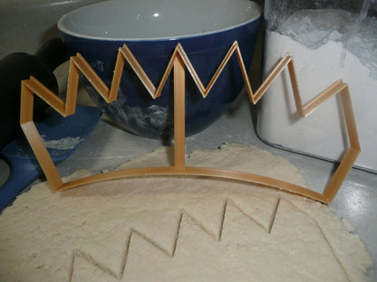 Crown Outline King Queen Large Cookie Cutter Or 3D Fondant Cake USA PR3373
