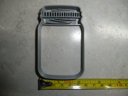 Mason Jar Detailed Lid Small Size Cookie Cutter Made in USA PR3436