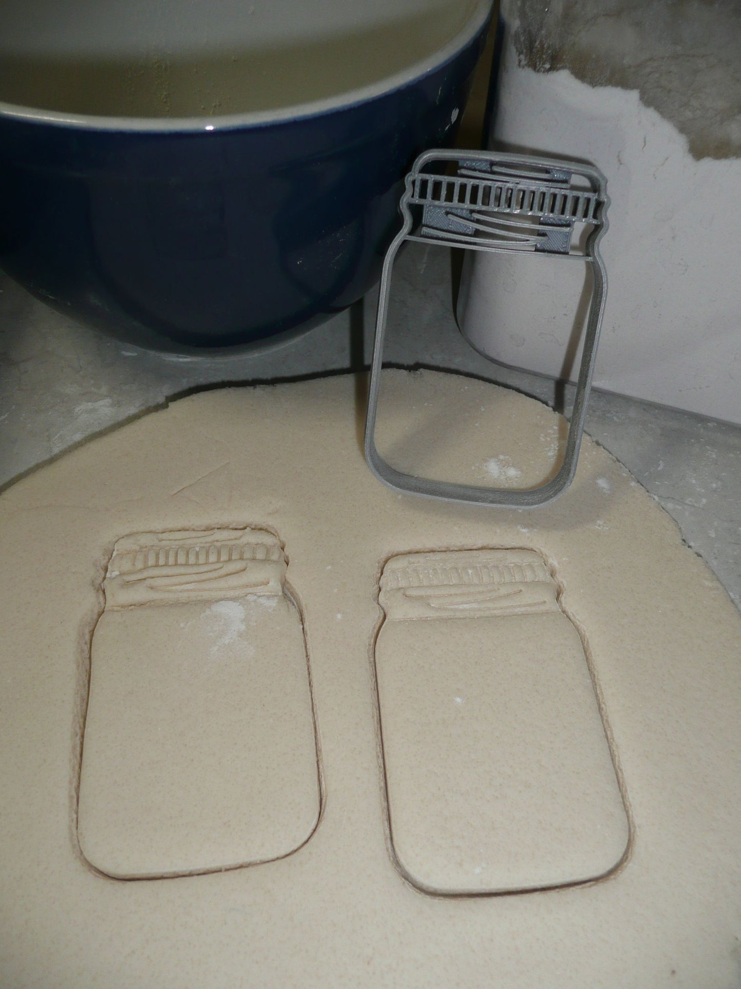 Mason Jar Detailed Lid Small Size Cookie Cutter Made in USA PR3436