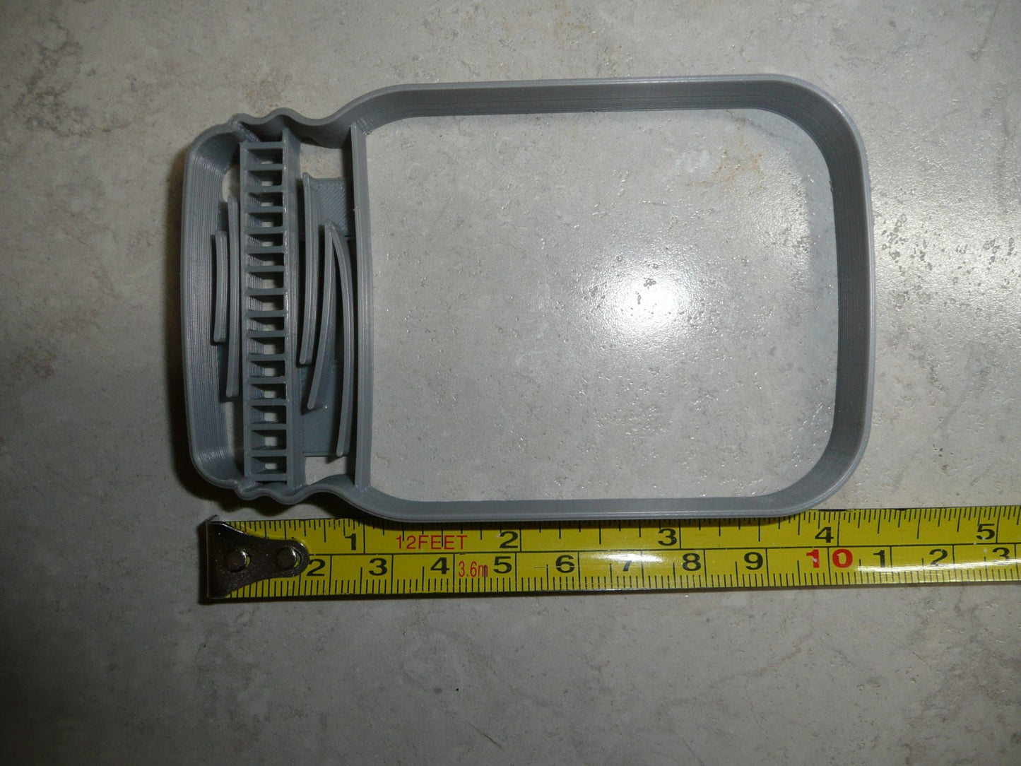 Mason Jar Detailed Lid Medium Size Cookie Cutter Made in USA PR3437