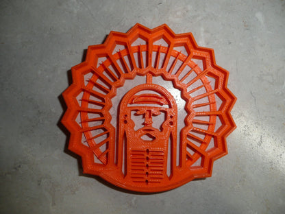 University of Illinois Chief Illiniwek Fighting Illini Cookie Cutter USA PR3442