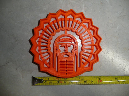 University of Illinois Chief Illiniwek Fighting Illini Cookie Cutter USA PR3442