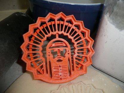 University of Illinois Chief Illiniwek Fighting Illini Cookie Cutter USA PR3442