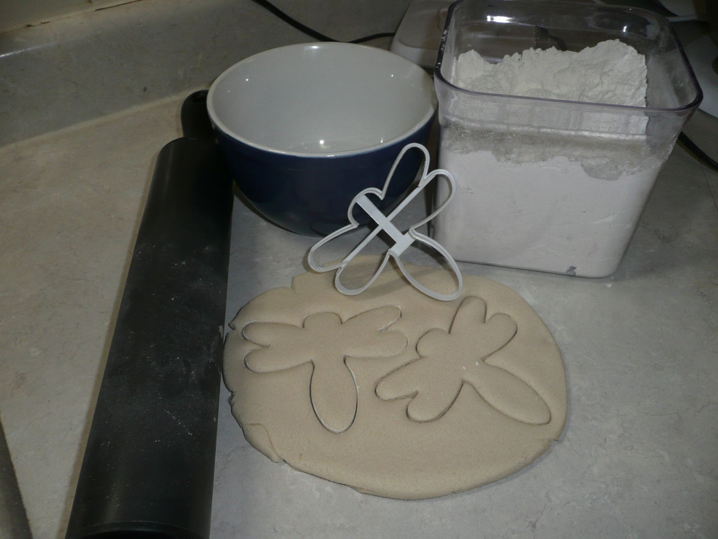 Dragonfly Outline Flying Insect Bug Good Luck Cookie Cutter USA PR3443