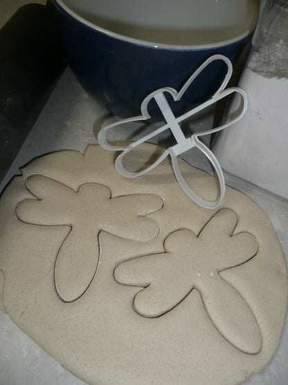Dragonfly Outline Flying Insect Bug Good Luck Cookie Cutter USA PR3443