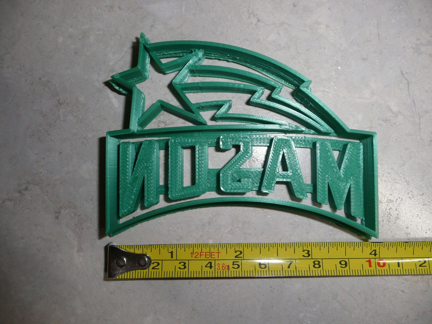 George Mason University With Star Sports Athletics Cookie Cutter USA PR3445