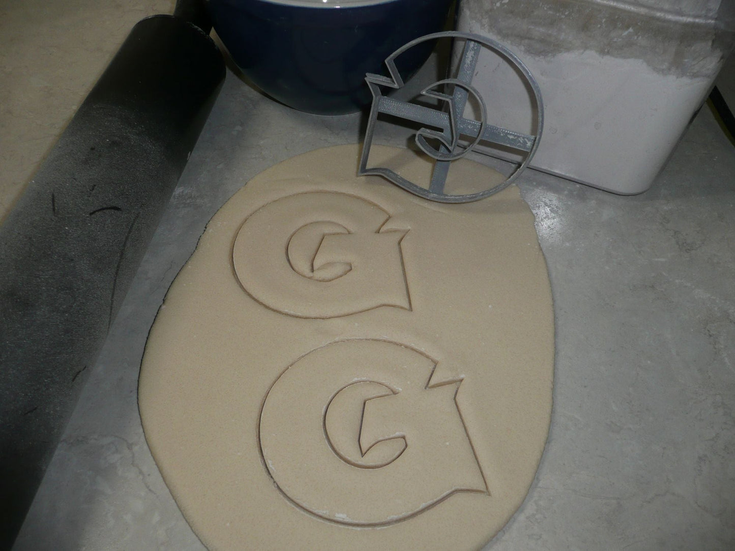 G Letter Georgetown University College Athletics Cookie Cutter USA PR3446