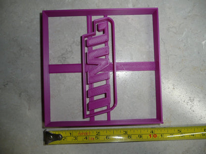 JMU Letters James Madison University Athletics Cookie Cutter USA PR3447