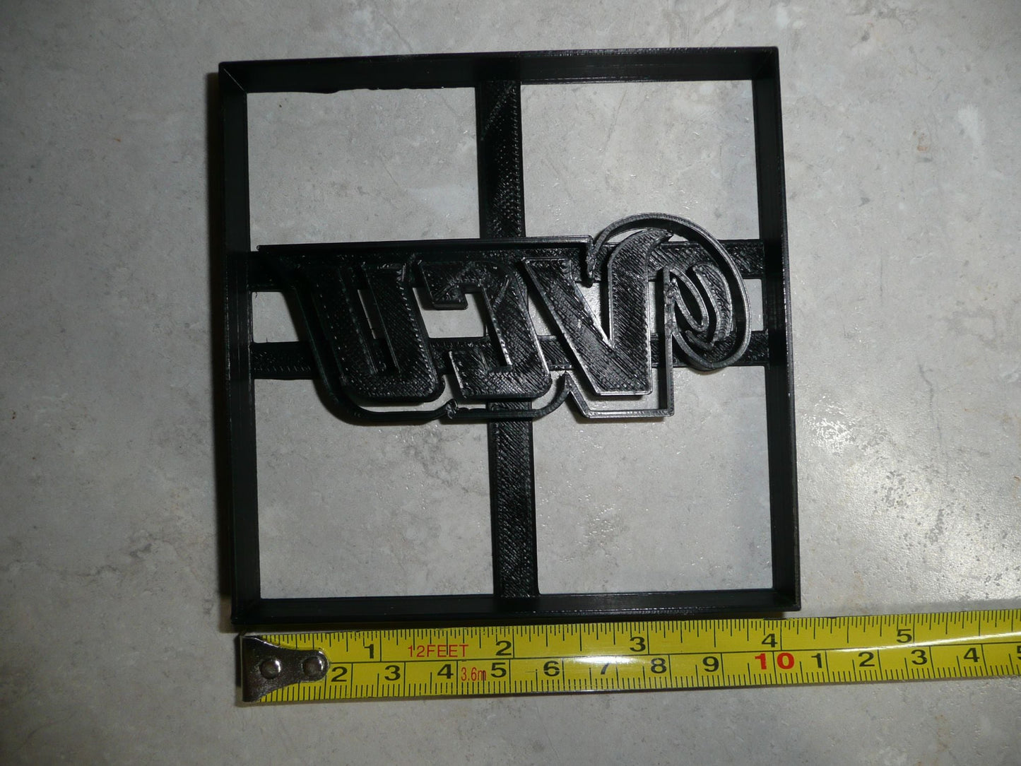 VCU Letters Impression Virginia Commonwealth University Cookie Cutter USA PR3449