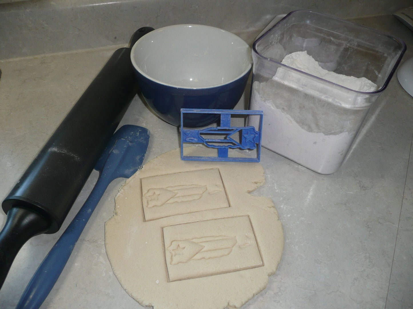 Puerto Rico Flag Commonwealth Island Cookie Cutter Baking Tool USA PR3450