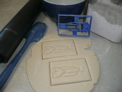 Puerto Rico Flag Commonwealth Island Cookie Cutter Baking Tool USA PR3450