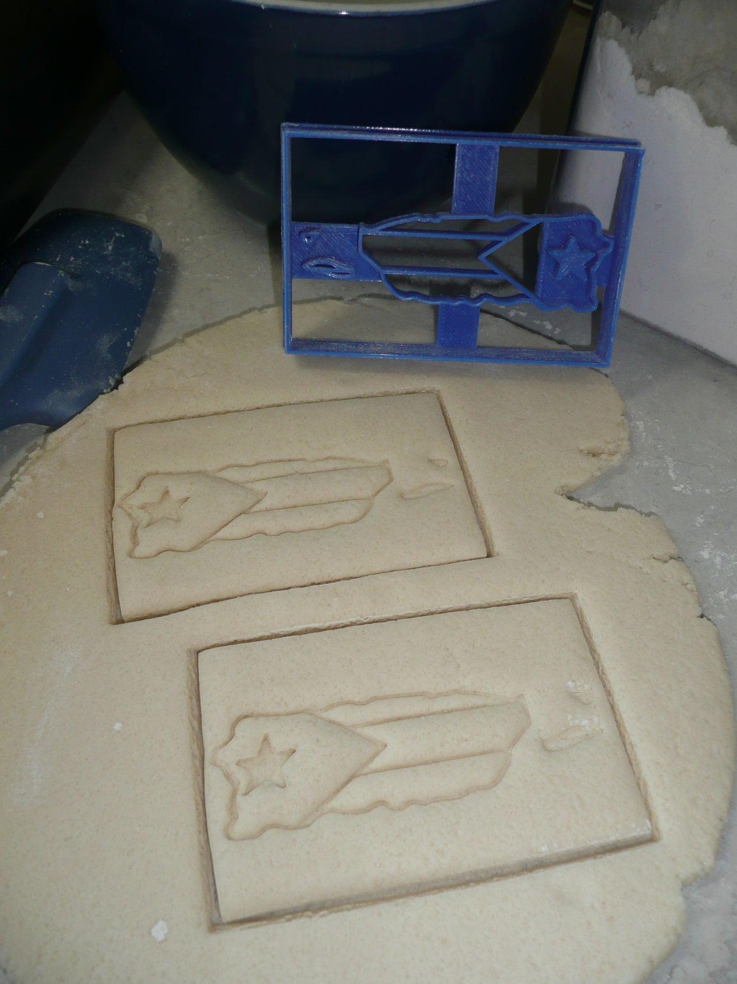 Puerto Rico Flag Commonwealth Island Cookie Cutter Baking Tool USA PR3450