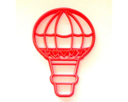 6x Hot Air Balloon Festival Fondant Cutter Cupcake Topper 1.75 IN USA FD3453