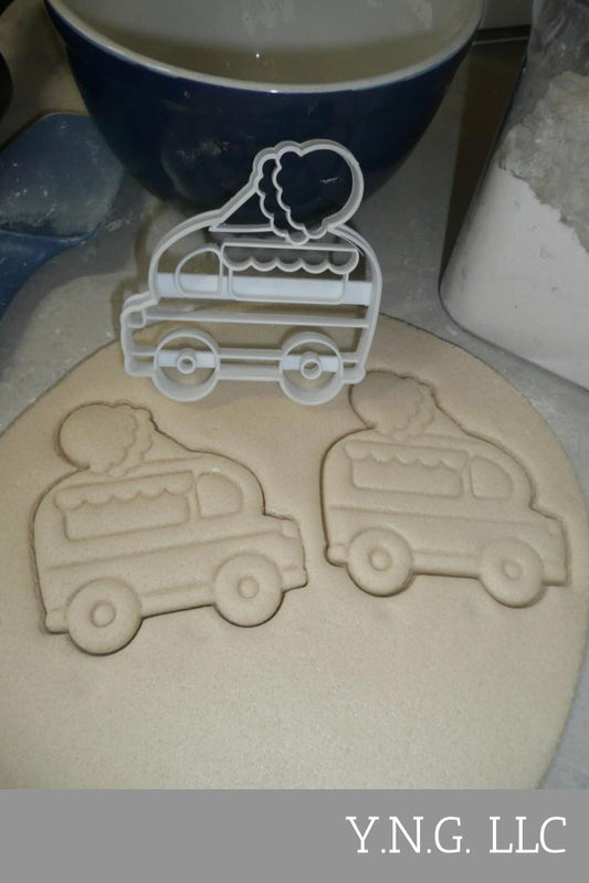 Ice Cream Truck Van Frozen Summer Treat Cookie Cutter Baking Tool USA PR3457